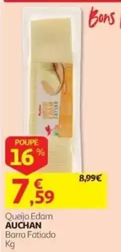 Auchan Queijo Edam Auchan promoção
