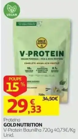 Auchan Proteína gold nutrition promoção
