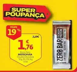 Auchan Barra Zero Biotech Usa Double Chocolate promoção