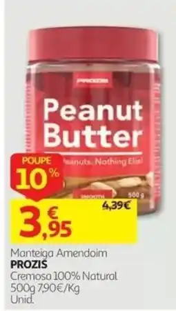 Auchan Manteiga Amendoim Prozis promoção