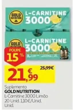 Auchan L-carnitine 3000 limão promoção