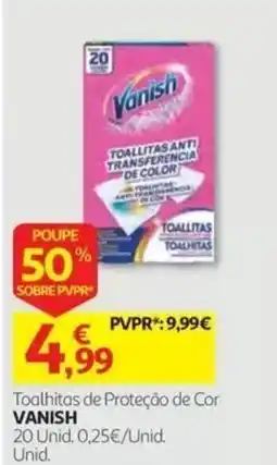 Auchan Toalhitas de Proteção de Cor Vanish promoção