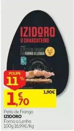 Auchan Peito de Frango Izidoro Forno a Lenha promoção