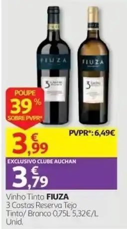 Auchan Vinho Tinto FIUZA promoção