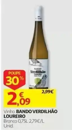 Auchan Vinho bando verdilhão loureiro promoção