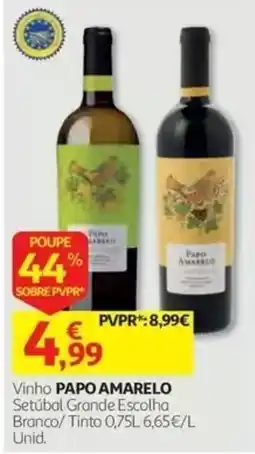 Auchan Vinho Papo Amarelo promoção