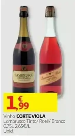 Auchan Vinho Corte Viola promoção