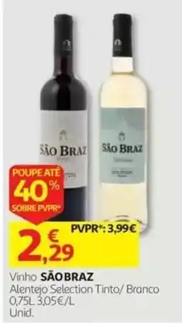 Auchan Vinho SÃOBRAZ promoção