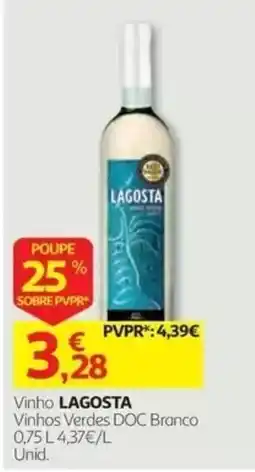 Auchan Vinho lagosta promoção