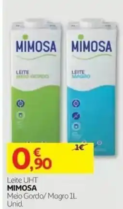 Auchan Leite uht mimosa promoção