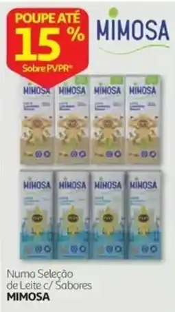 Auchan Numa Seleção de Leite c/ Sabores Mimosa promoção