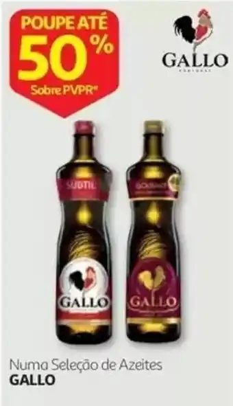 Auchan Numa Seleção de Azeites Gallo promoção