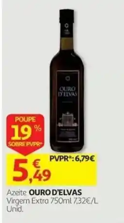 Auchan Azeite ouro d'elvas promoção