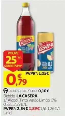 Auchan Bebida la casera promoção