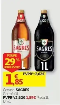 Auchan Cerveja Sagres promoção