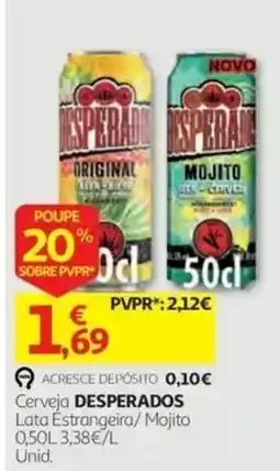 Auchan Cerveja Desperados promoção