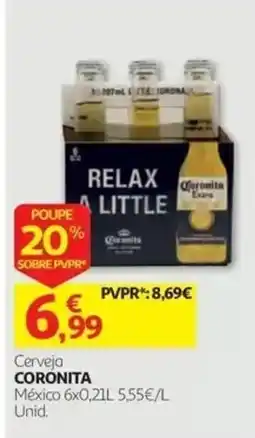 Auchan Cerveja Coronita promoção