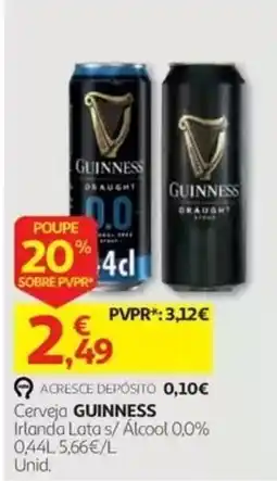 Auchan Cerveja guinness promoção