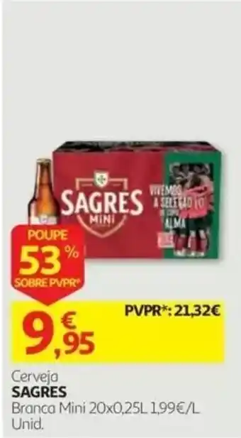 Cerveja Sagres Branca Mini