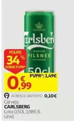 Auchan Cerveja Carlsberg promoção