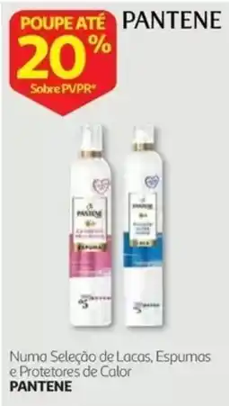Auchan Pantene numa seleção de lacas, espumas e protetores de calor promoção