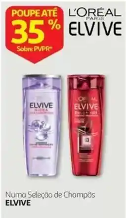 Auchan Elvive numa seleção de champôs promoção