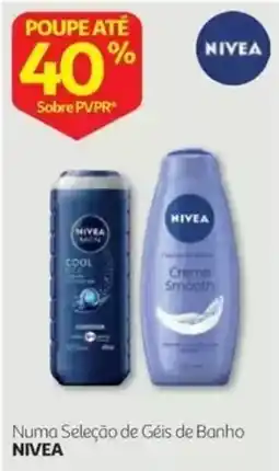 Auchan Géis de Banho NIVEA promoção