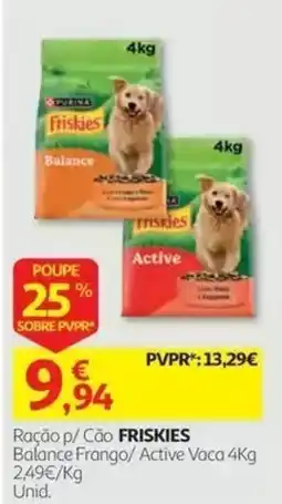 Auchan Ração p/ Cão FRISKIES promoção