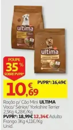 Auchan Ração p/ Cão Mini ultima promoção