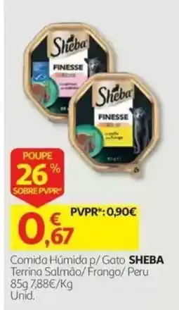 Auchan Comida Húmida p/Gato SHEBA promoção