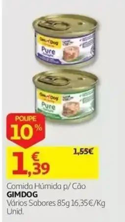Auchan Comida Húmida p/ Cão GIMDOG promoção