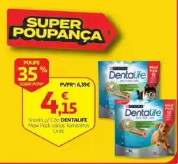 Auchan Snacks p/ Cão DENTALIFE promoção