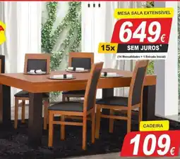 BragaJAV mesa sala extensível promoção