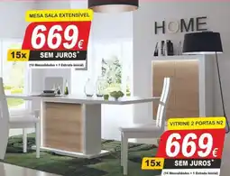 BragaJAV mesa sala extensível promoção