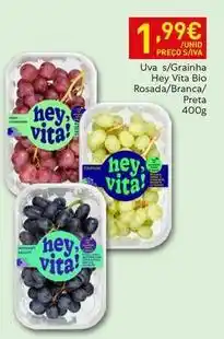 Recheio Bio - uva s/grainha rosada/banca/preta promoção