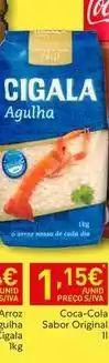 Recheio Cigala - arroz agulha original promoção