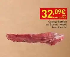Recheio Angus - cabeça lombo de bovino angus best farmer promoção