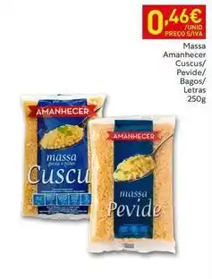Recheio Amanhecer - massa cuscus/ pevide/ bagos/ letras promoção