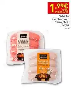 Recheio Salsicha de churrasco carne/aves promoção