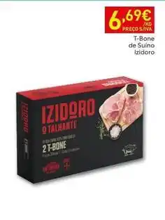 Recheio Izidoro - t-bone de suino promoção