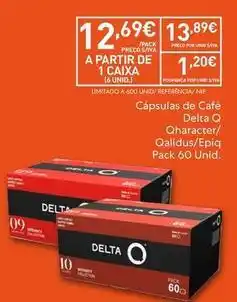 Recheio Delta q - cápsulas de café promoção