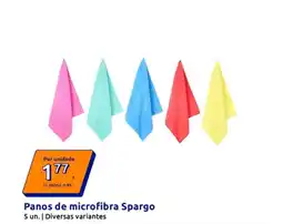 Action Spargo - panos de microfibra promoção
