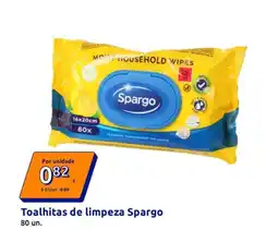 Action Spargo - toalhitas de limpeza promoção
