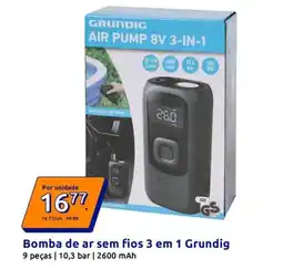 Action Grundig - bomba de ar sem fios 3 em 1 promoção