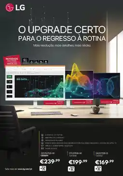 Radio Popular lg smart monitor 32 promoção