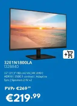 Radio Popular Philips 32e1n1800la promoção