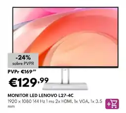 Radio Popular Monitor led lenovo l27-4c promoção