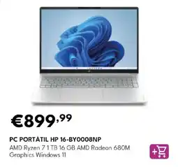 Radio Popular pc portátil hp 16-by0008np promoção