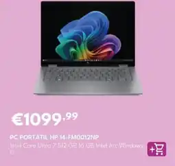 Radio Popular pc portátil hp 14-fm0012np promoção