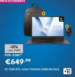 Radio Popular pc portátil asus f1605va-53bdlpb pack promoção